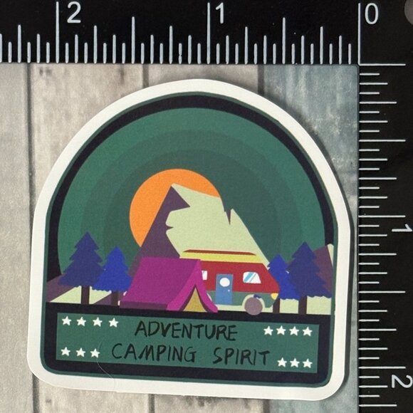 🌀10/$10🌀 Adventure Travel Reusable Waterproof Vinyl Sticker Decal - Picture 1 of 1